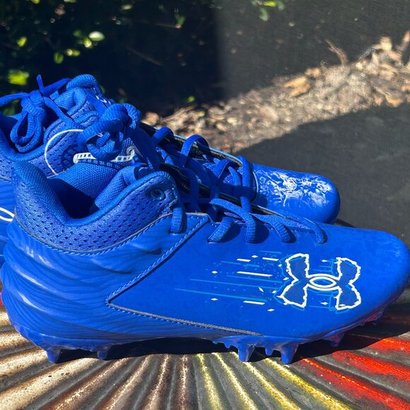 Under Armour Boys' Blur Select MC Jr. Cleats - Blue – 5 - Picture 2 of 12